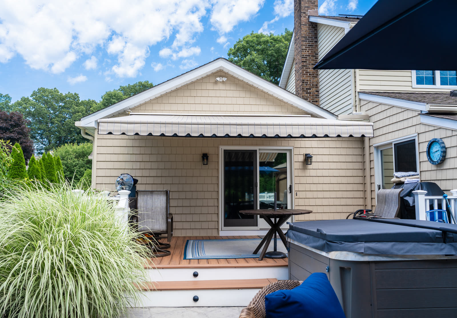 Recent retractable awning installation